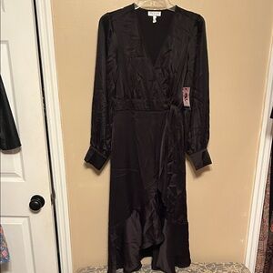 Sofia by Sofia Vergara Black Long Sleeve Dress